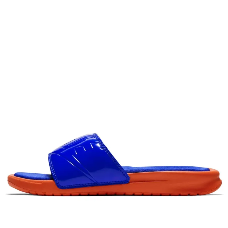 (WMNS) Nike Benassi Slides 'Vintage Coral Racer Blue' AO2408-800 sold by KicksCrew