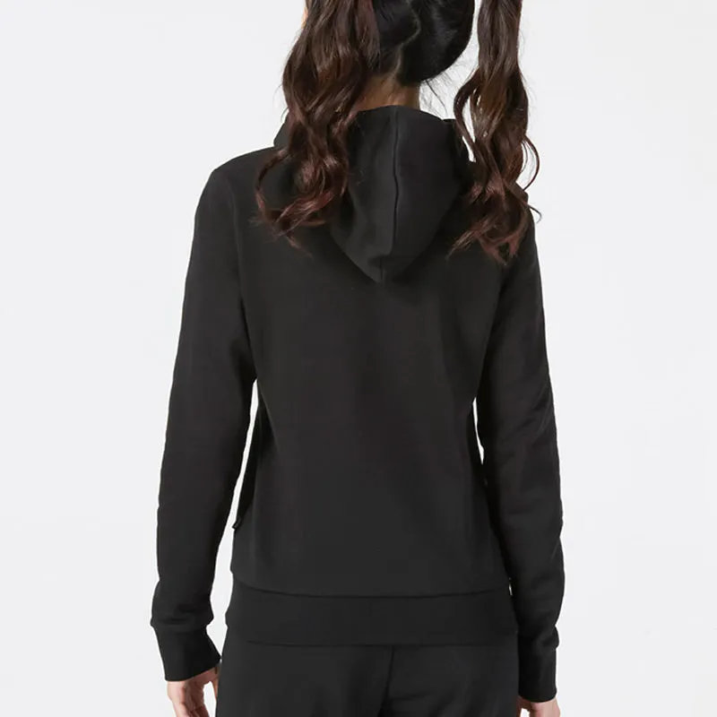 (WMNS) PUMA Minimalistic Alphabet Large Logo Printing Athleisure Casual Sports Hoodie Black 588712-01 sold by KicksCrew product image thumbnail 3