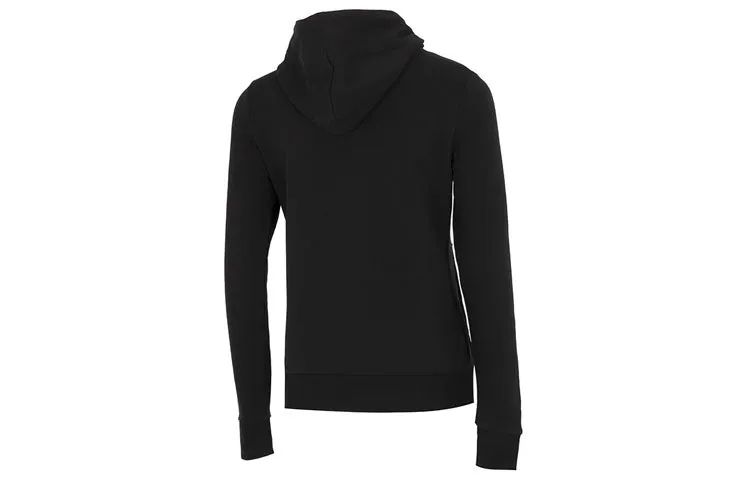 (WMNS) PUMA Minimalistic Alphabet Large Logo Printing Athleisure Casual Sports Hoodie Black 588712-01 sold by KicksCrew product image thumbnail 2