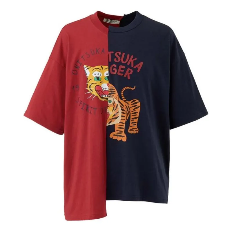 Onitsuka Tiger Graphic T-Shirt 'Red Navy' 2183B386-600 sold by KicksCrew