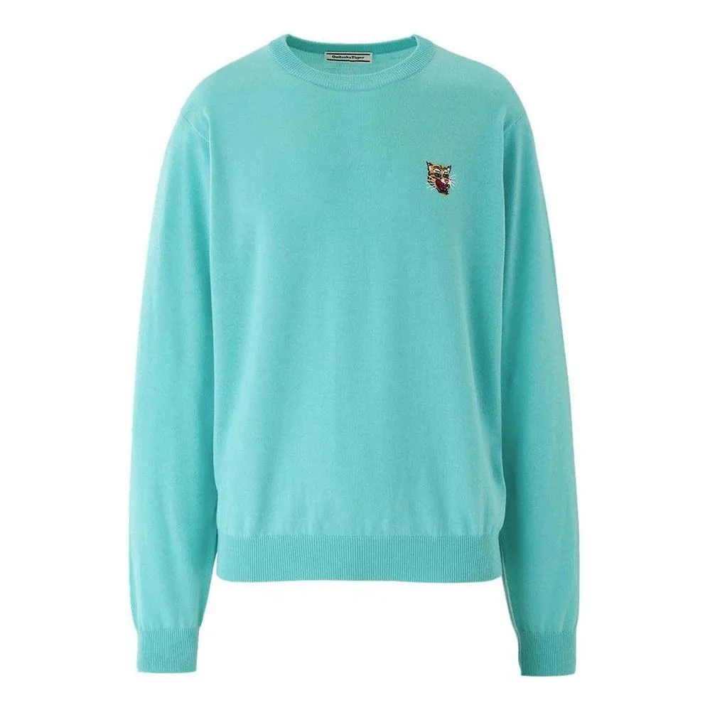 Onitsuka Tiger Embroidery Sweatshirt 'Green' 2183B396-300 sold by KicksCrew