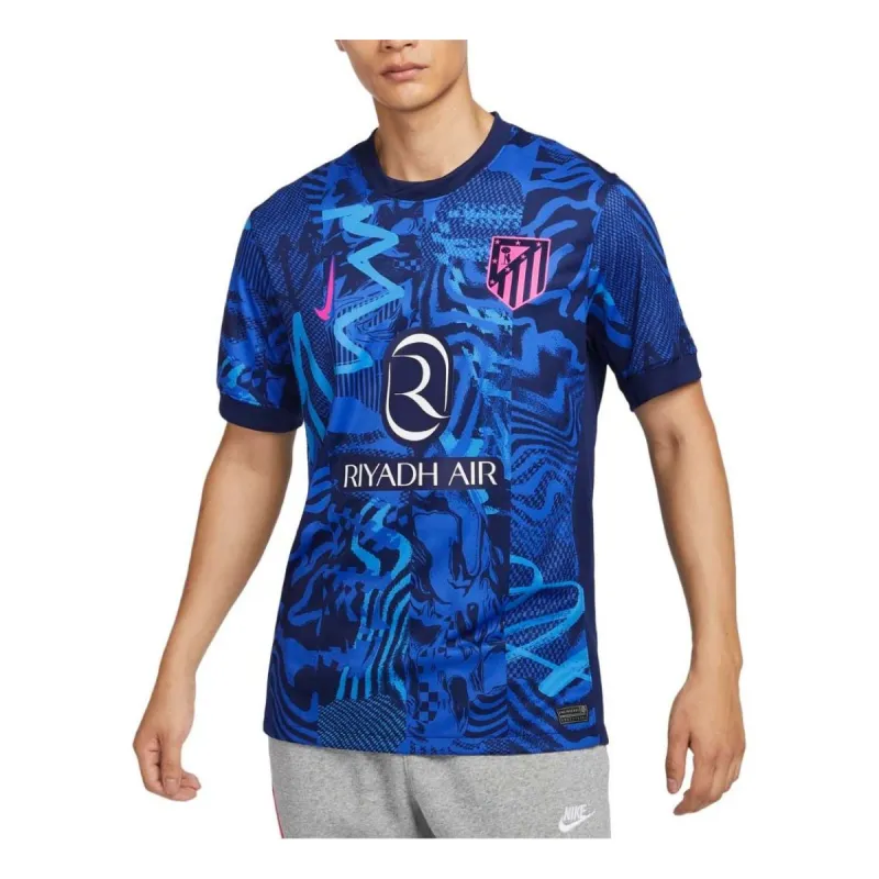 Nike Dri-FIT Atletico Madrid 2024/25 Stadium Third Football Replica Jesrey 'Blue Pink' FQ2021-493 sold by KicksCrew
