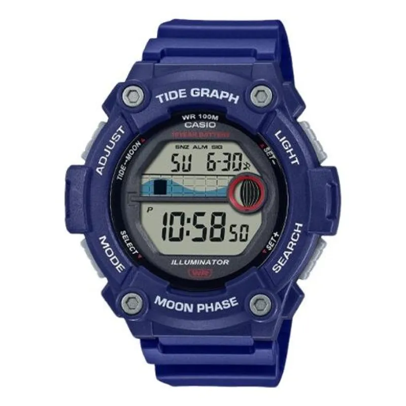 Men's CASIO 100 Meter Waterproof Quartz Sports Resin Strap Watch Mens WS-1300H-2AVCF sold by KicksCrew
