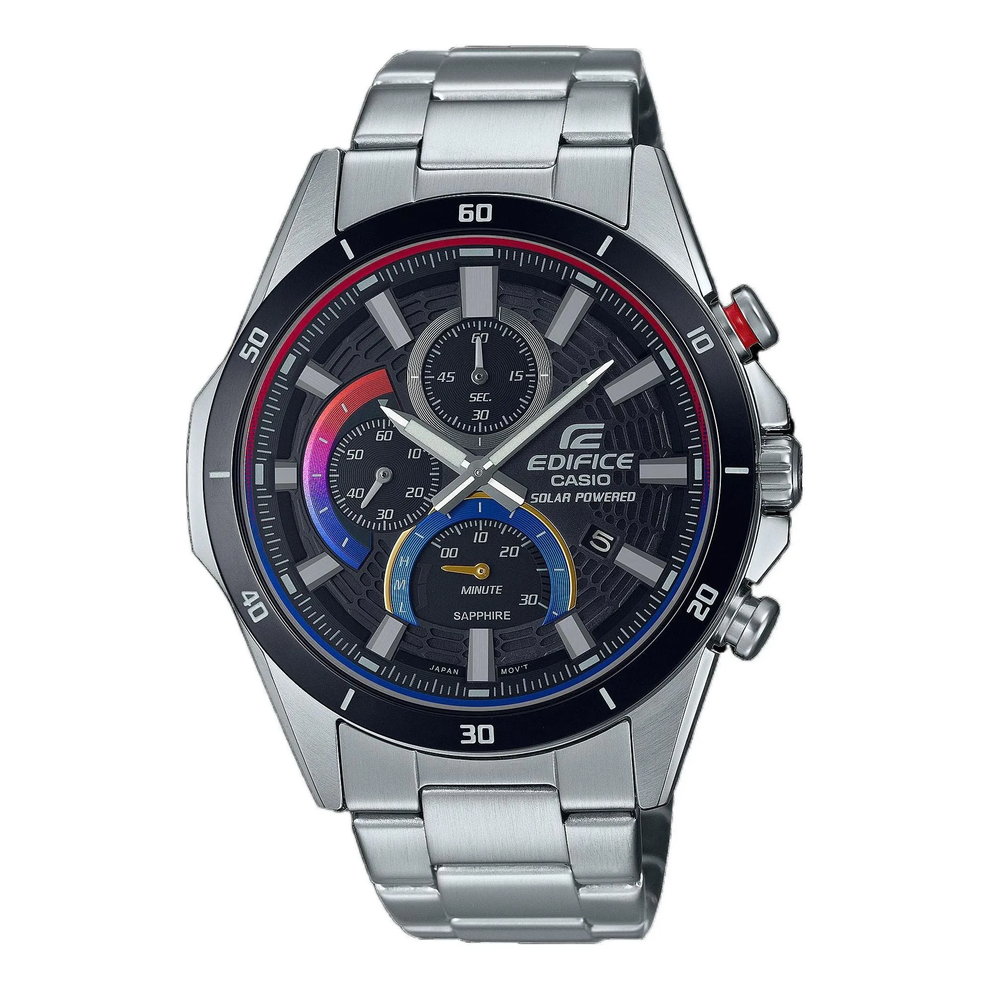 CASIO EDIFICE Gradient Series Waterproof Sports Solar Energy Watch Solar Powered Analog EFS-S610HG-1AV sold by KicksCrew