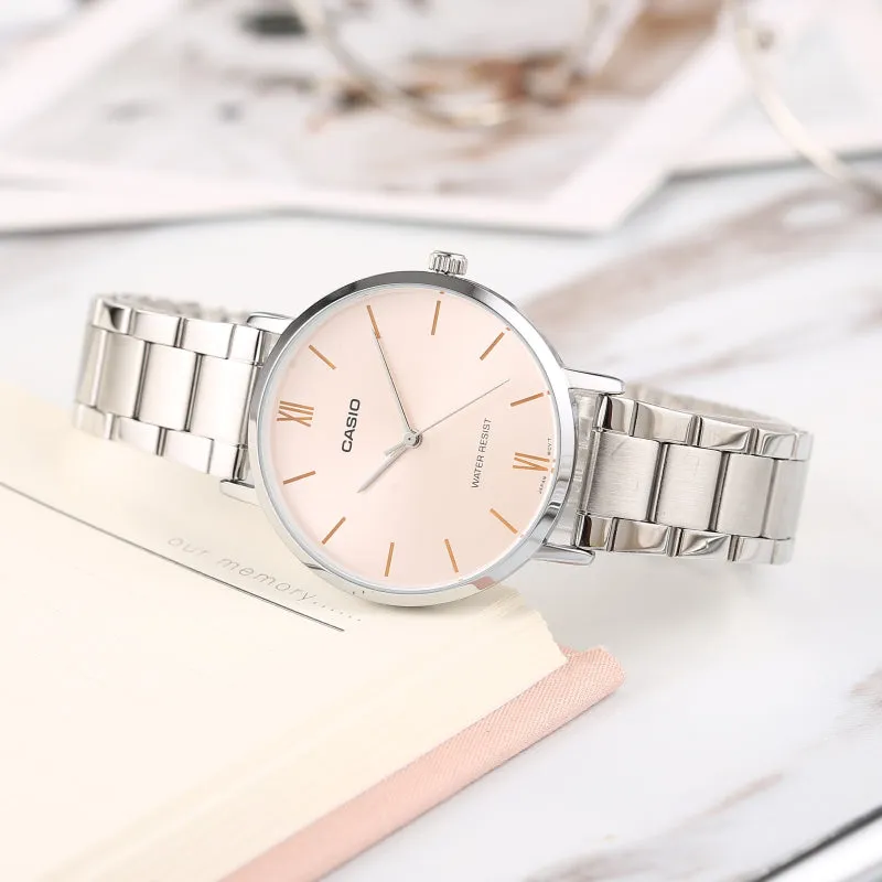 CASIO Quartz Stainless Steel Strap Waterproof Analog LTP-VT01D-4B sold by KicksCrew product image thumbnail 4