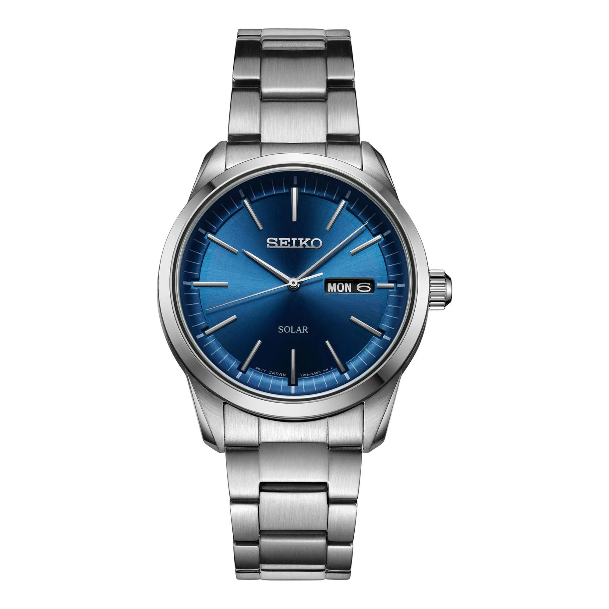 SEIKO Casual Minimalistic waterproof Blue SNE525P1 sold by KicksCrew