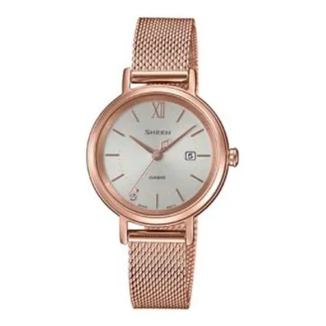 Casio Sheen x Beast Analog Watch 'Rose Gold White' SHS-D300PGM-4APR sold by KicksCrew
