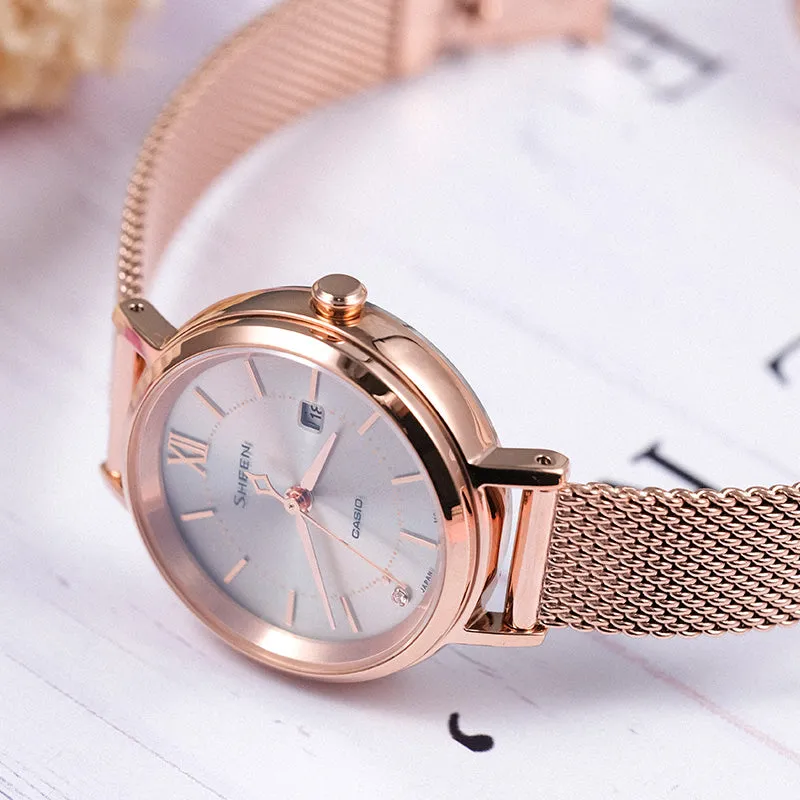 Casio Sheen x Beast Analog Watch 'Rose Gold White' SHS-D300PGM-4APR sold by KicksCrew product image thumbnail 5