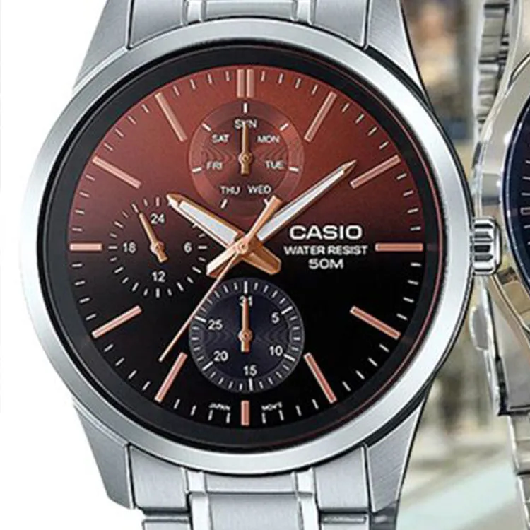 CASIO Male DRESS Japan / South Korea Fashion Sports Analog MTP-E330D-5AV sold by KicksCrew product image thumbnail 3