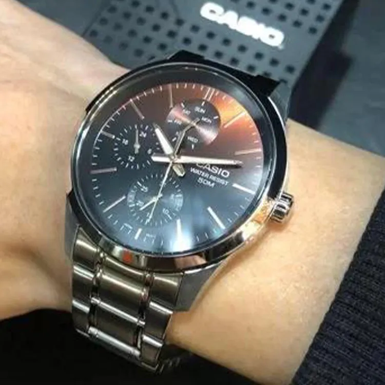 CASIO Male DRESS Japan / South Korea Fashion Sports Analog MTP-E330D-5AV sold by KicksCrew product image thumbnail 4