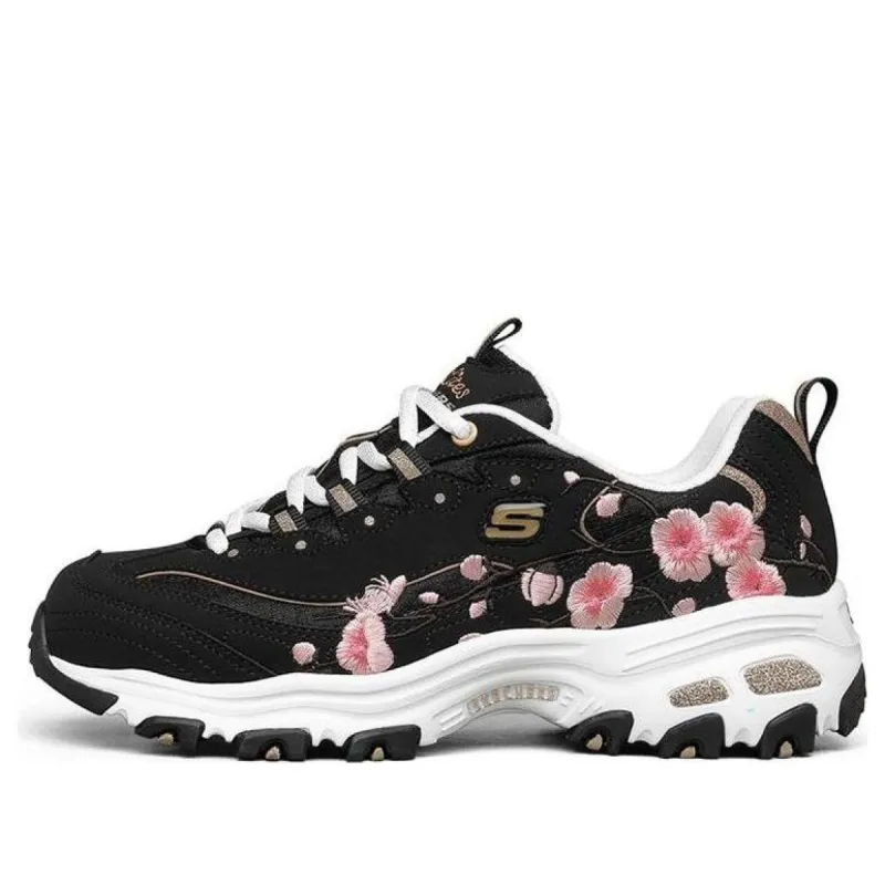 (WMNS) Skechers D Lites 1.0 Running Shoes Black 149239-BKPK sold by KicksCrew