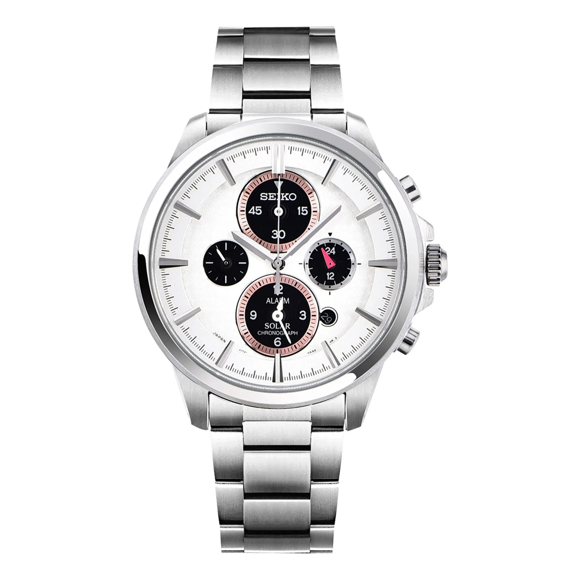 Men's SEIKO Multifunction Solar Energy quartz Watch White SSC033J1 sold by KicksCrew