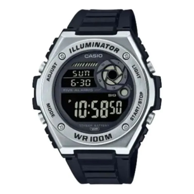 Men's CASIO Casual Watch 100m waterproof Mens Digital MWD-100H-1BV sold by KicksCrew