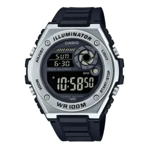 Men's CASIO Casual Watch 100m waterproof Mens Digital MWD-100H-1BV sold by KicksCrew