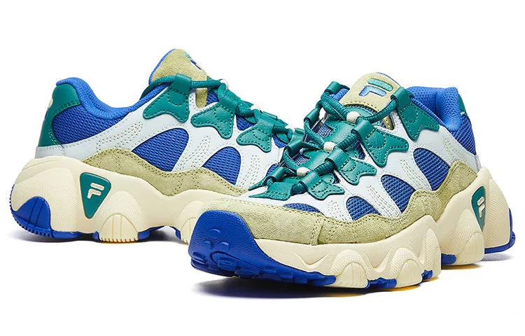 (WMNS) FILA Jagger Low Running Shoes GS Blue/White/Green F12W011411FBC sold by KicksCrew product image thumbnail 4