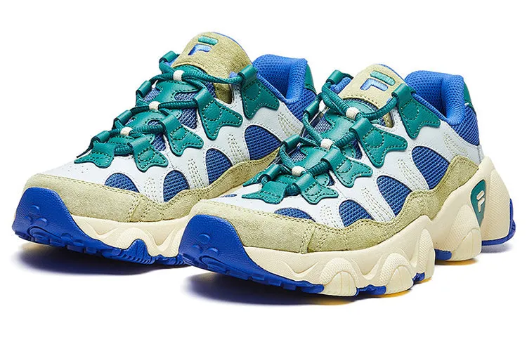 (WMNS) FILA Jagger Low Running Shoes GS Blue/White/Green F12W011411FBC sold by KicksCrew product image thumbnail 3