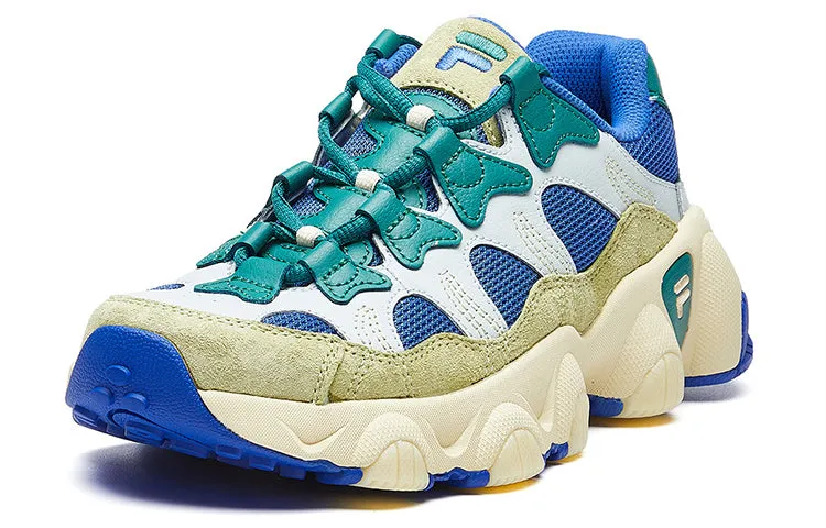 (WMNS) FILA Jagger Low Running Shoes GS Blue/White/Green F12W011411FBC sold by KicksCrew product image thumbnail 2