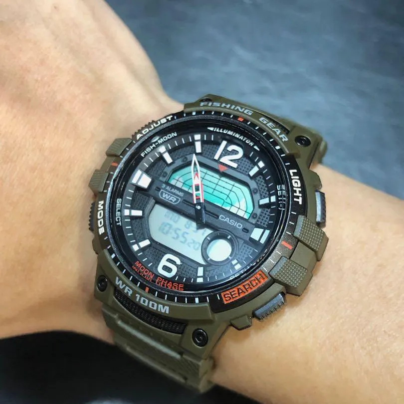 CASIO Sports Quartz Waterproof Mens Analog/Digital Combo WSC-1250H-3A sold by KicksCrew product image thumbnail 2