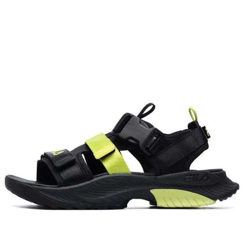 FILA Athletics CasualSandals Black/Yellow A12M122607FBK sold by KicksCrew