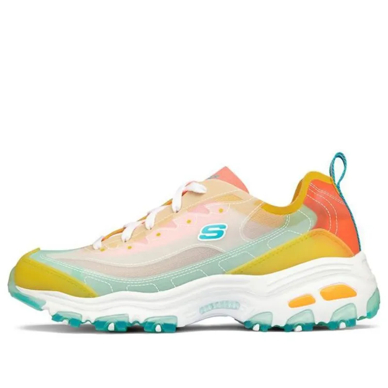 (WMNS) Skechers D Lites 1.0 low running Shoes GS Yellow/Green/Orange 149235-YLMT sold by KicksCrew