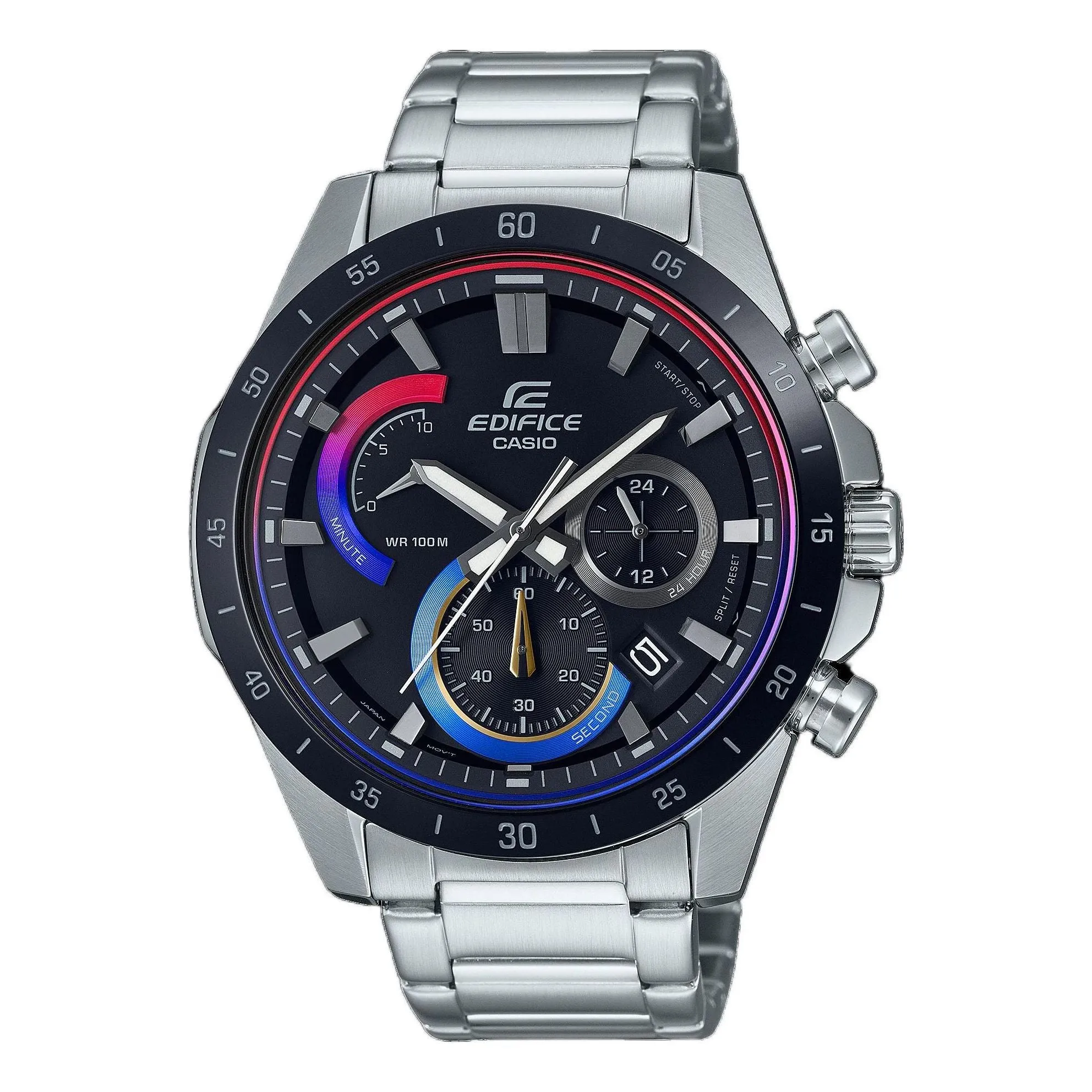 CASIO Male EDIFICE Japan / South Korea Fashion Waterproof Sports Mens Analog EFR-573HG-1AV sold by KicksCrew