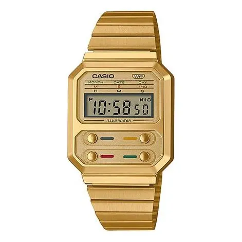 Casio Youth Digital Watch 'Gold' A100WEG-9APR sold by KicksCrew