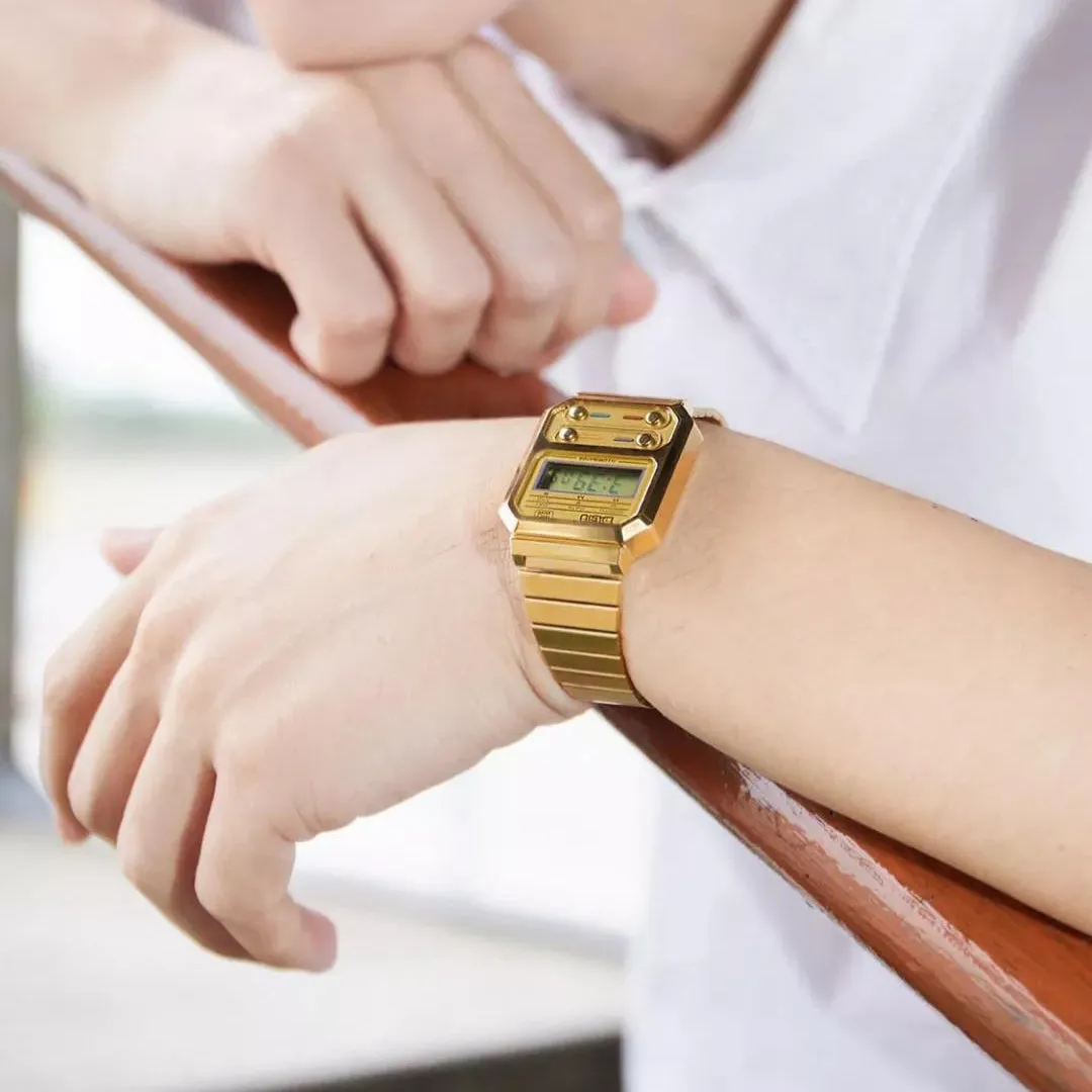 Casio Youth Digital Watch 'Gold' A100WEG-9APR sold by KicksCrew product image thumbnail 5