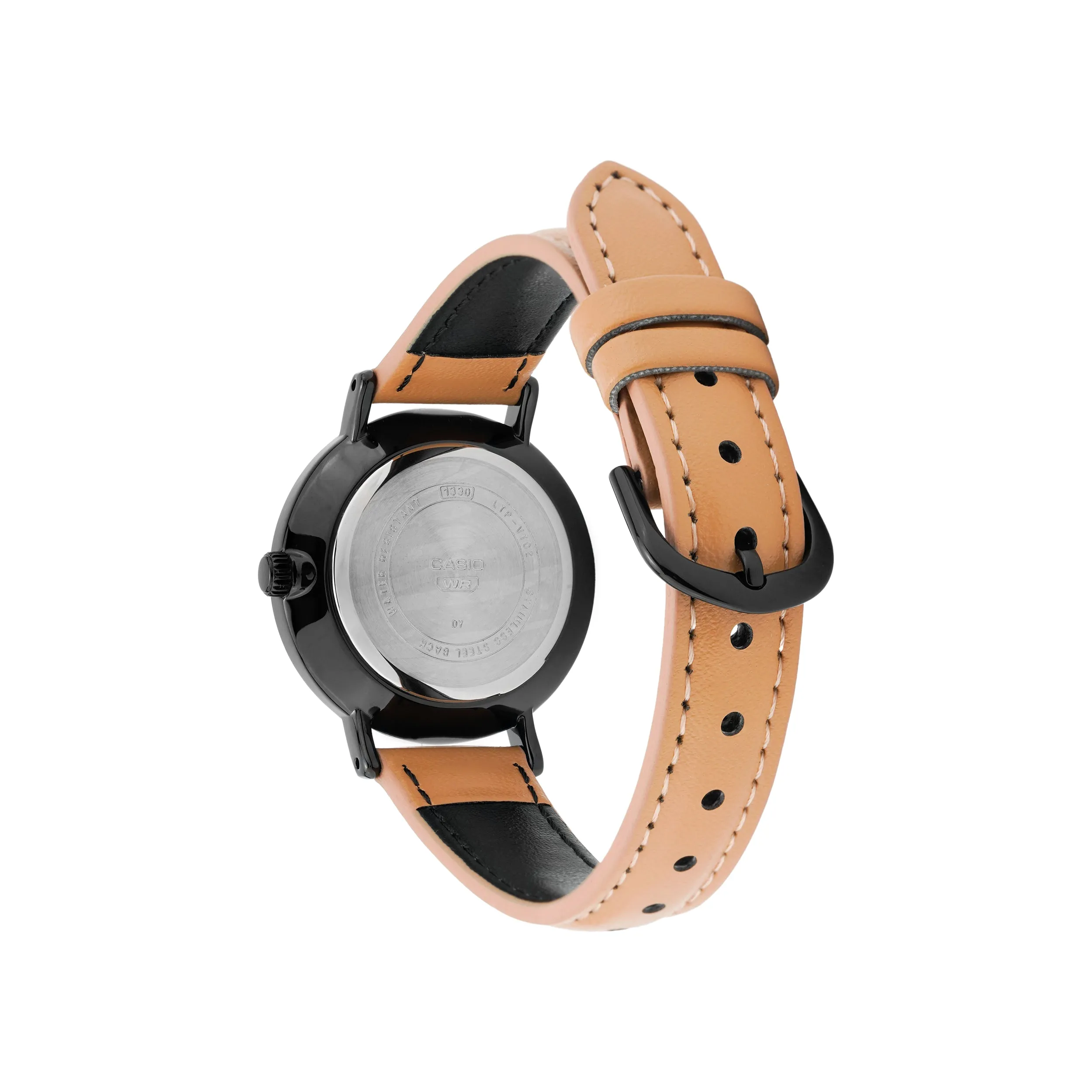 CASIO Minimalistic Fashion Khaki Strap Watch Analog LTP-VT02BL-1A sold by KicksCrew product image thumbnail 3