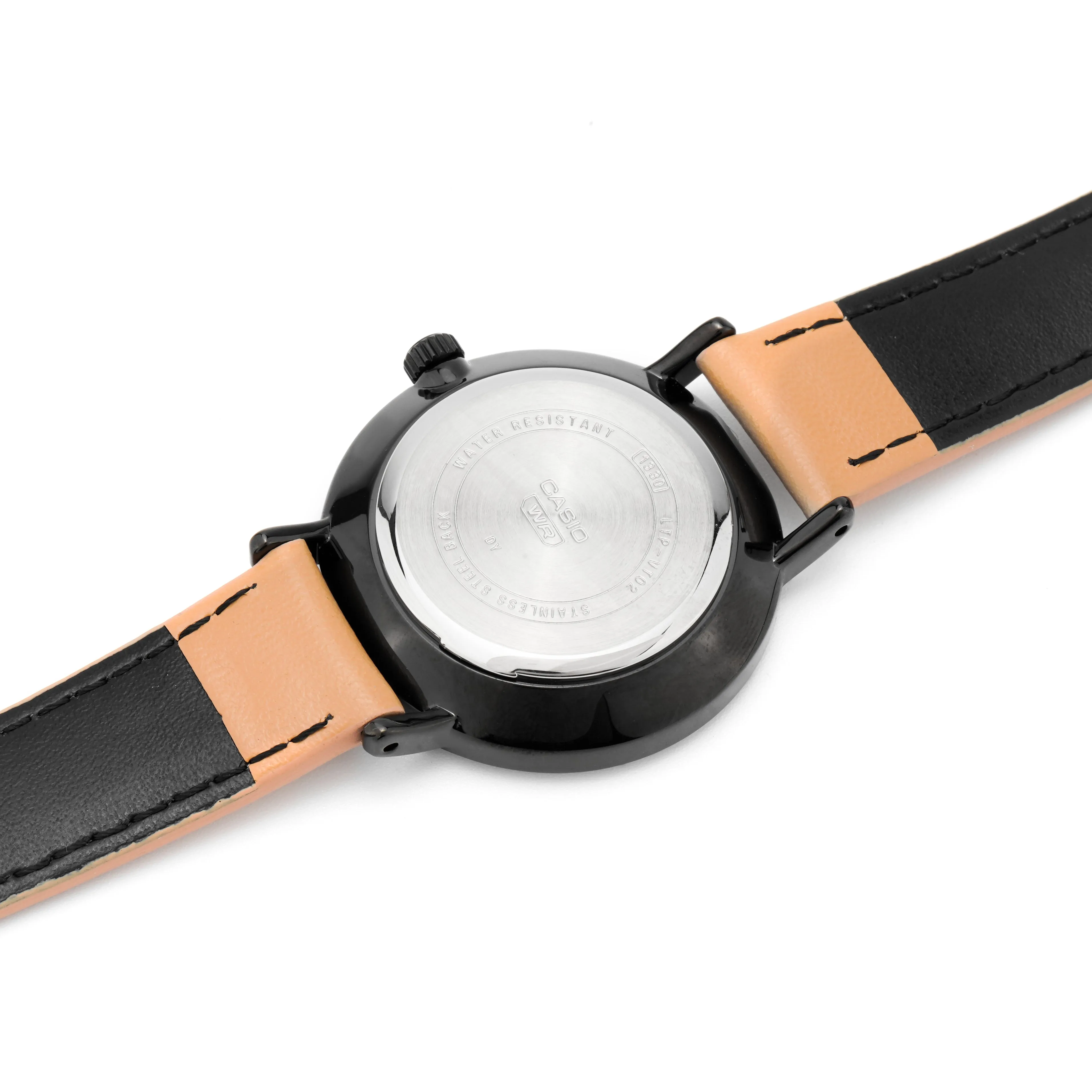 CASIO Minimalistic Fashion Khaki Strap Watch Analog LTP-VT02BL-1A sold by KicksCrew product image thumbnail 5