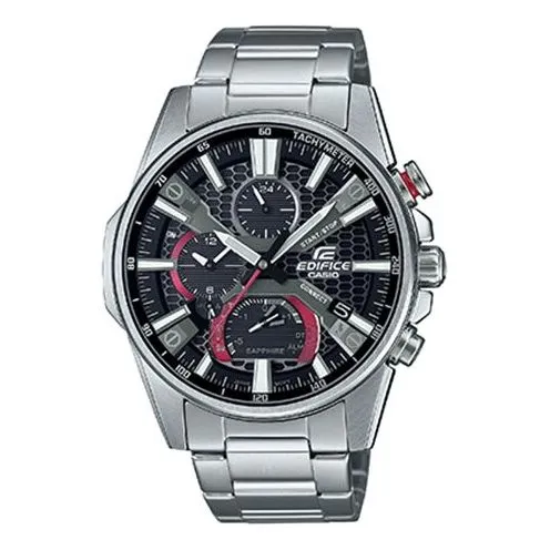 Casio Edifice Classic Solar Powered Analog Watch 'Black Silver' EQB-1200YD-1APR sold by KicksCrew