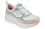 (WMNS) Skechers D lux Walker Casual Shoes Blue/Pink/White 149357-OFPK sold by KicksCrew