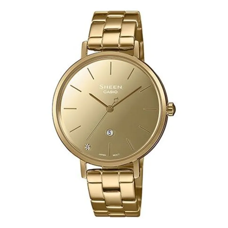 Casio Sheen Analog Watch 'Gold Sapphire Crystal' SHE-4544G-9AUPR sold by KicksCrew