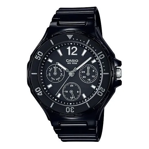 CASIO STANDARD Waterproof Black Sports Analog LRW-250H-1A1 sold by KicksCrew