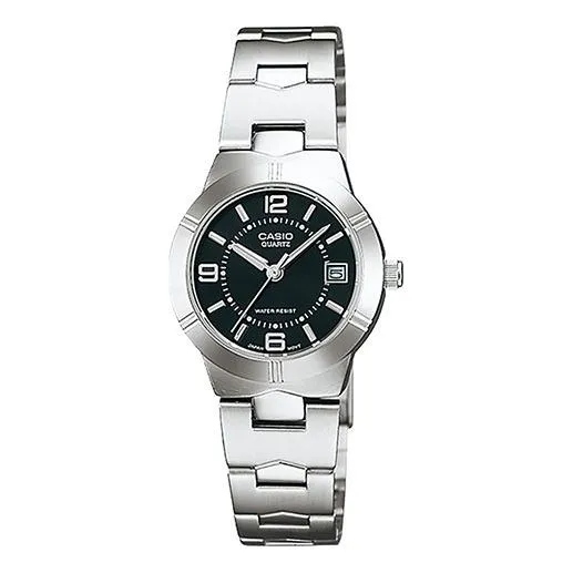 CASIO STANDARD Series Quartz Silver/Black Waterproof Analog LTP-1241D-1A sold by KicksCrew