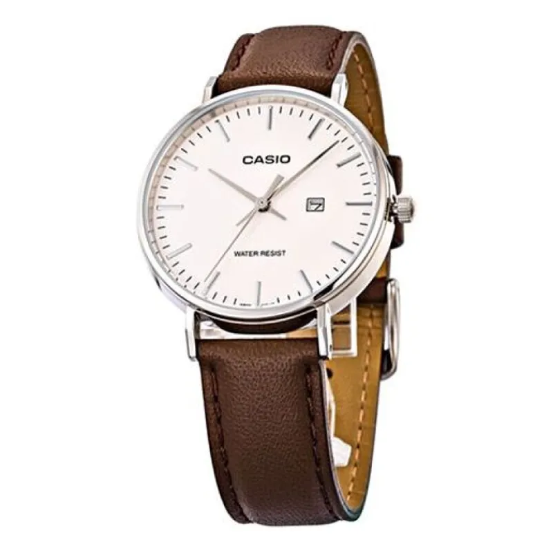 CASIO Serieses White/Brown Quartz Waterproof Analog LTH-1060L-7APF sold by KicksCrew
