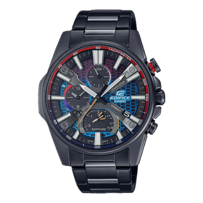 Men's CASIO EDIFICE Gradient Series Waterproof Sports Solar Energy Watch Solar Powered Mens EQB-1200HG-1A sold by KicksCrew