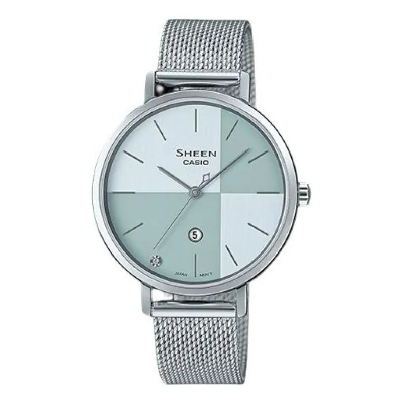 Casio Sheen Sapphire Crystal Analog Watch 'Blue Silver' SHE-4547M-2A sold by KicksCrew