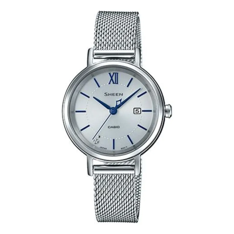 CASIO SHEEN Quartz Waterproof Sapphire Crystal Solar Powered Analog SHS-D300M-7APRBD sold by KicksCrew