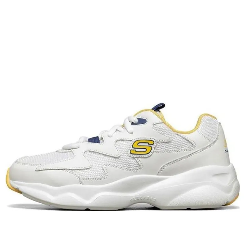 (WMNS) Skechers D'lites Airy Low-Running Shoes White 88888105-WYL sold by KicksCrew