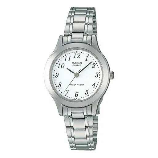 CASIO Gold Quartzes Silver Waterproof Analog LTP-1128A-7B sold by KicksCrew
