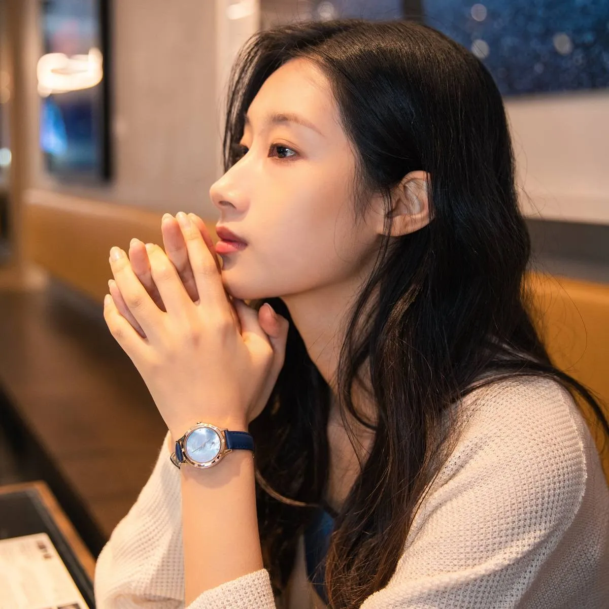 Casio Sheen Fashion Elegant Analog Watch 'Blue White' SHE-4546PGL-2AUPR sold by KicksCrew product image thumbnail 4