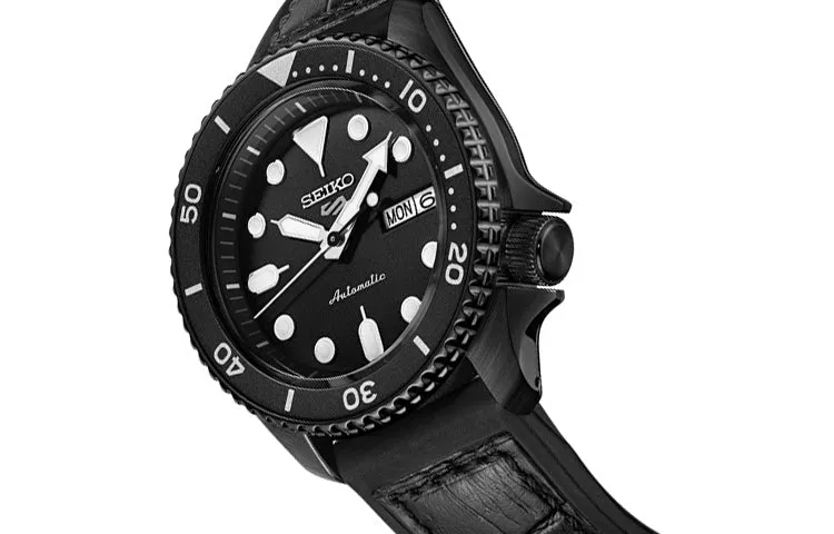 Men's SEIKO No. 5 Series Black waterproof Sports Mechanical Watch SRPD65K3 sold by KicksCrew product image thumbnail 4