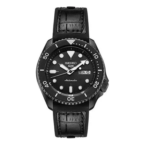 Men's SEIKO No. 5 Series Black waterproof Sports Mechanical Watch SRPD65K3 sold by KicksCrew