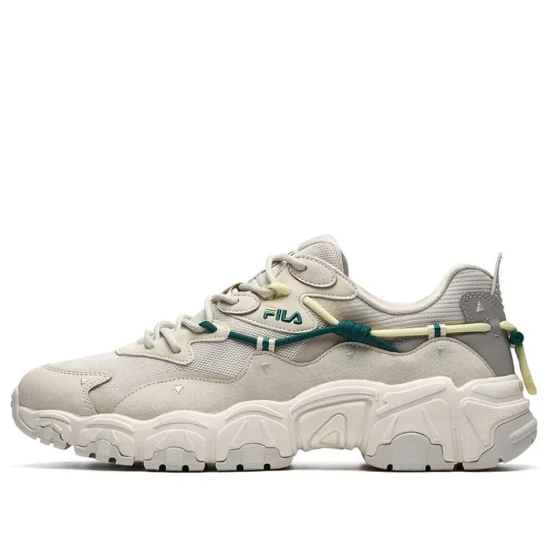FILA Low-Top Running Shoes White 'Cream Brown' F12M134108FAB sold by KicksCrew