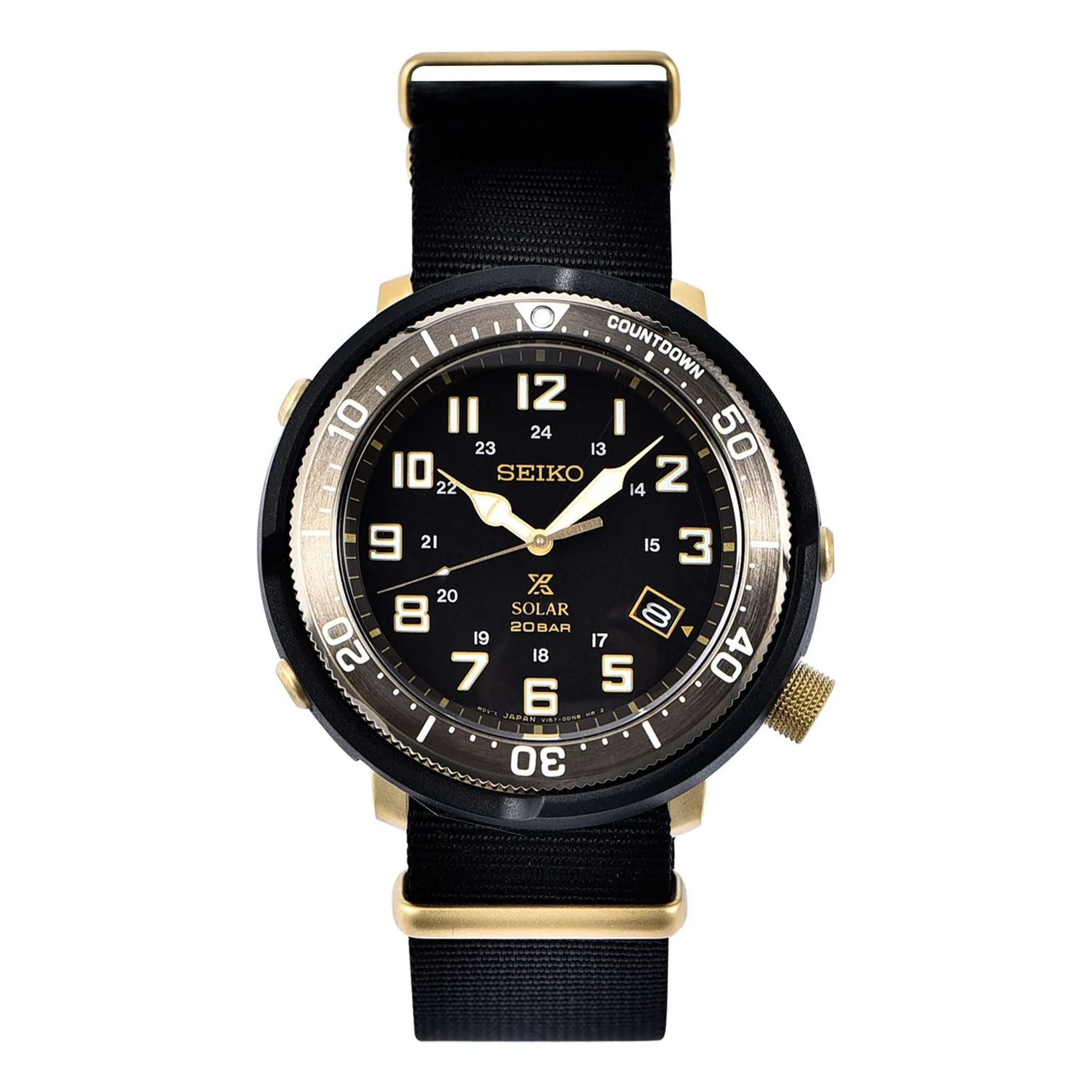 Men's SEIKO Sports Solar Energy quartz Black SBDJ028J sold by KicksCrew