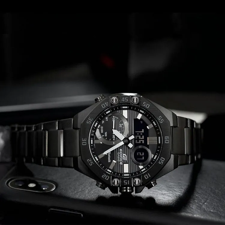 Casio Edifice Smart Analog-Digital Watch 'Silver Grey' ECB-10DC-1B sold by KicksCrew product image thumbnail 4