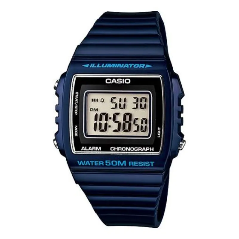 CASIO Water-Proof Sport Student Men s Blue Quartz Waterproof Sports Mens Digital W-215H-2A sold by KicksCrew