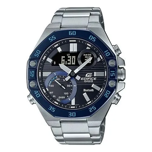 Casio Edifice Smart Analog-Digital Watch 'Silver Royal Blue' ECB-10DB-1B sold by KicksCrew
