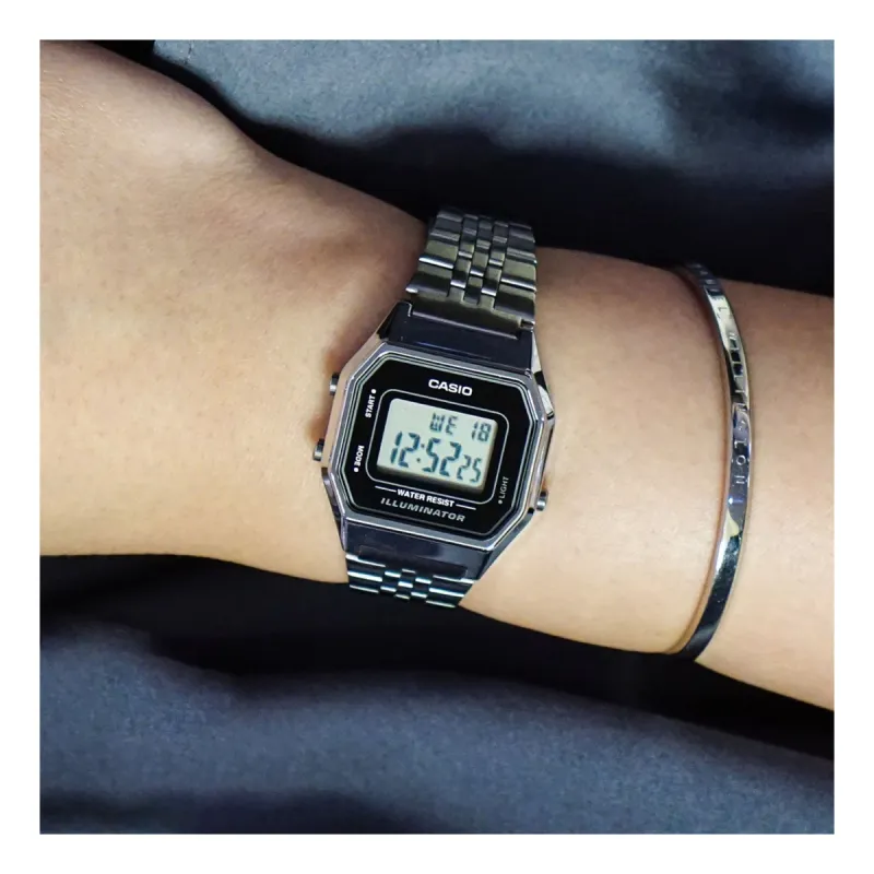 CASIO STADARD Series Fashion Quartzes Silver Waterproof Unisex LA680WA-1 sold by KicksCrew