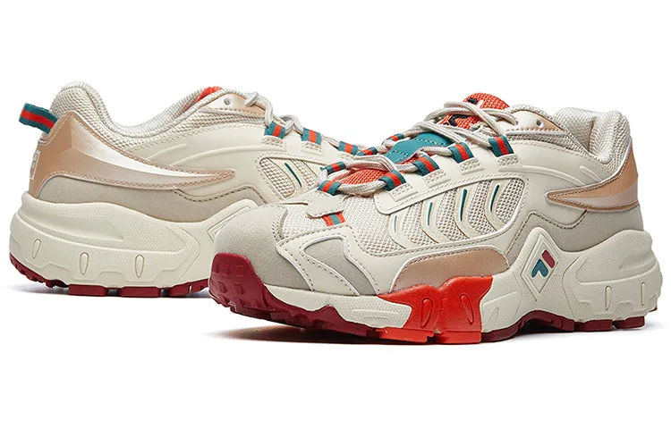 (WMNS) FILA RetroRunning Shoes Beige 'Cream Red Green' F12W041115FAG sold by KicksCrew product image thumbnail 4